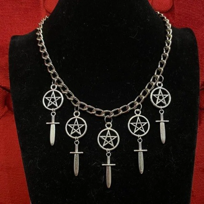 

Customized. Necklace Europe and America Border Hot Sale Necklace Multi-Trend Gothic Pendant Necklace