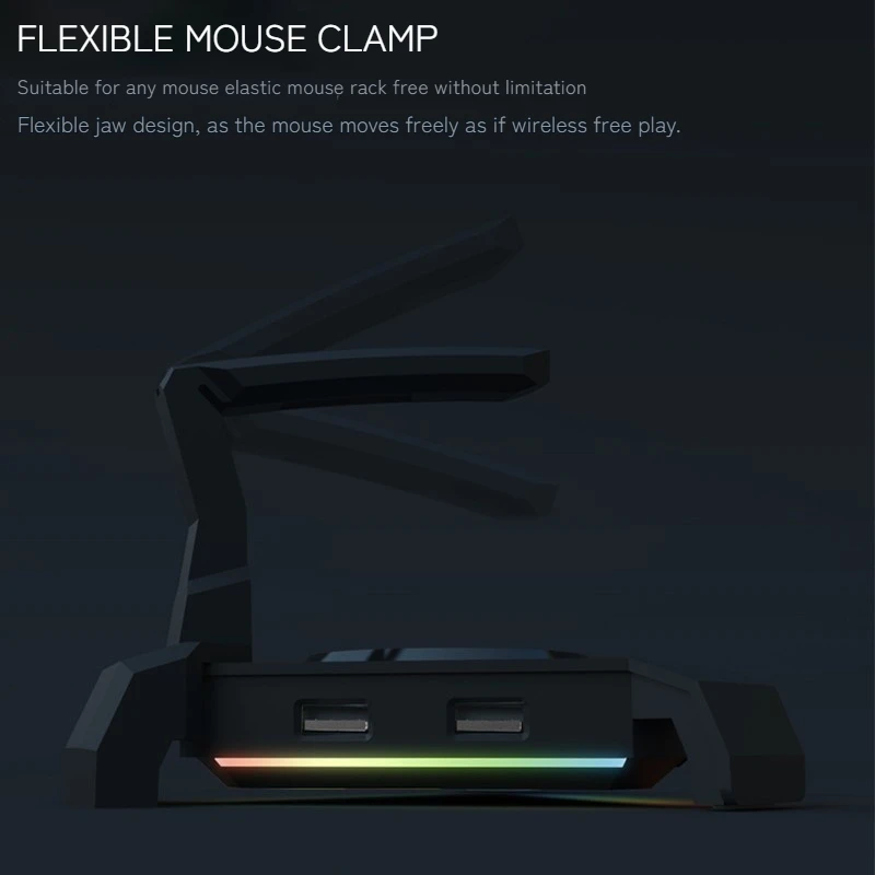 Darmoshark Q1 Hub Mouse Cable Stabilizer Usb Expander With 4-Port Hub Computer Laptop Docking Station Multi FunctionalDesktopHub