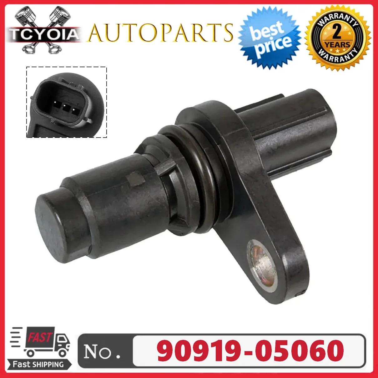 

Новый оригинальный автомобильный аксессуар, датчик положения распределительного вала 90919-05060, подходит для Toyota Avalon Camry Corolla Prius Lexus