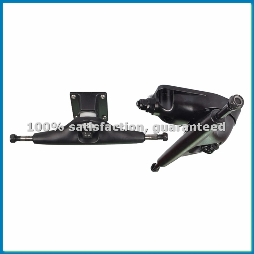 Land Surfing Skateboard Bridge Longboard Steering Bracket C7 Pedal-Free Rotating Bracket Bridge Black-A57M