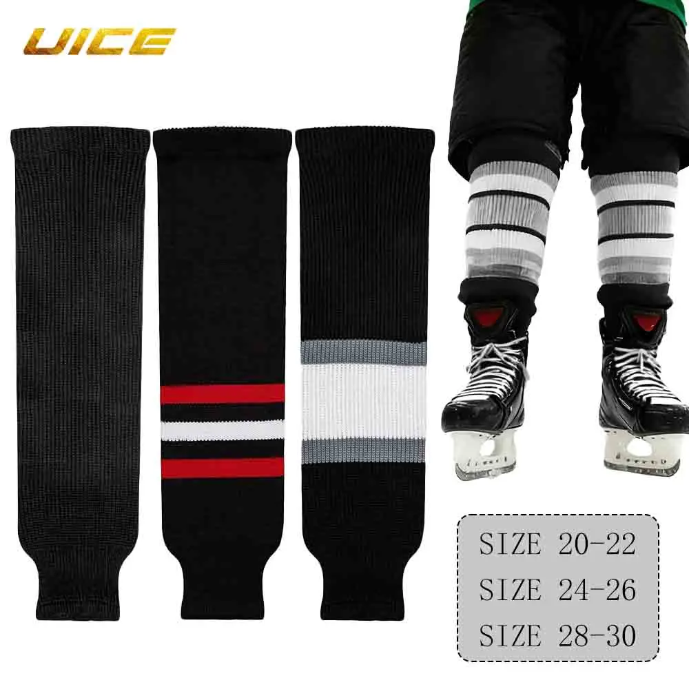 Ice Hockey Wool Leggings Professional Ice Hockey Socks Ice Hockey Training Leg Socks Young Adult