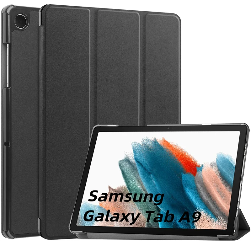 For Samsung Galaxy Tab A9 Plus 11inch Tablet Case Tri-fold Magnetic Leather Smart Stand Cover for SM-X210 SM-X216B SM-X218U