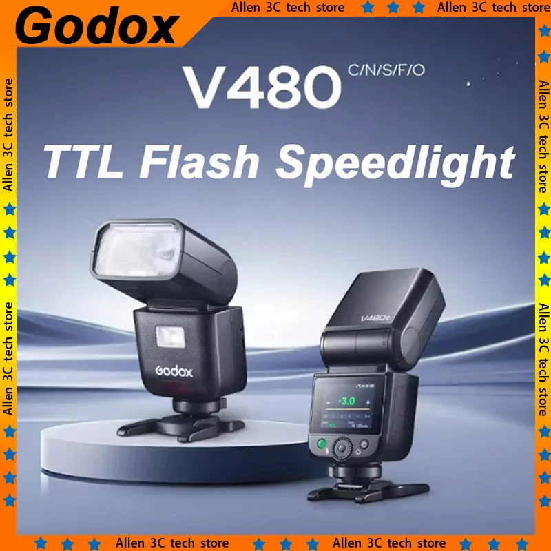 Новый Godox V480 TTL вспышка Speedlite на камере вспышка Speedlite фонарики для Canon Sony Nikon Fujifilm Olympus