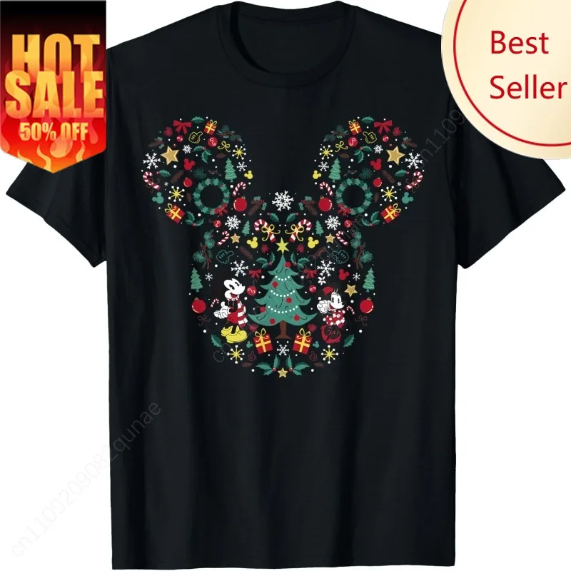 

Disney Mickey And Minnie Christmas Mashup Short Sleeve T-Shirt