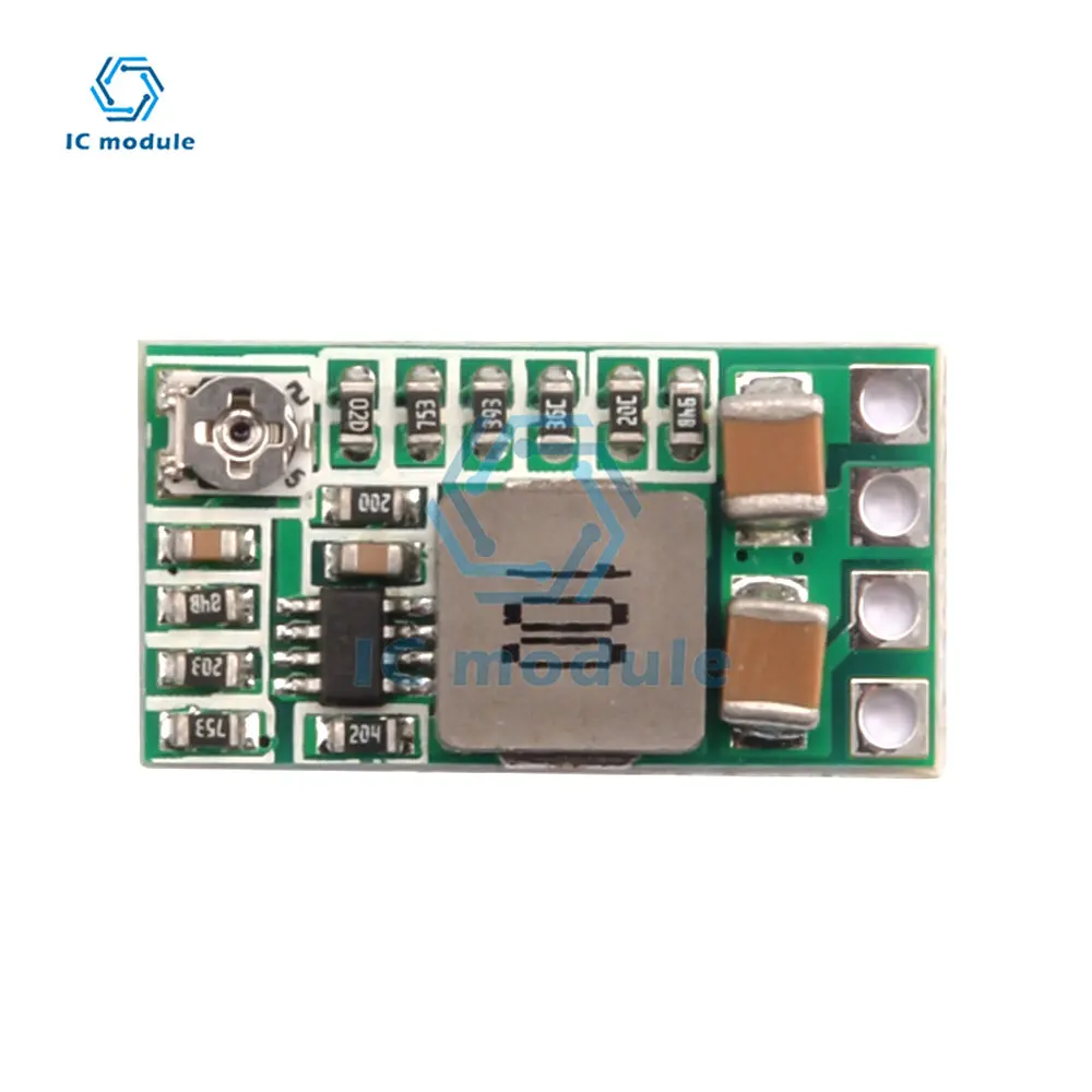 2 sztuk DC-DC 12-24V do 5V 3A Mini obniżanie mocy moduł zasilający napięcie Buck regulowany konwerter 1.8V 2.5V 3.3V 5V 9V 12V