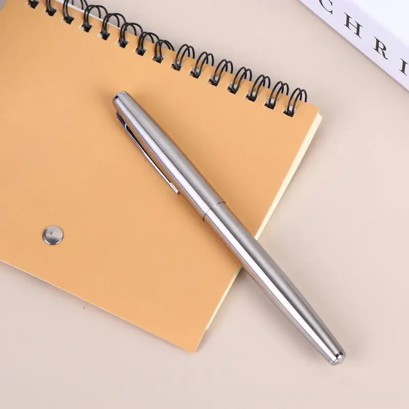 911 Steel Fountain Pen With 0.38mm Extra Fine Nib Smooth Writing Inking Pens For Business Teacher Festival Gift view 5