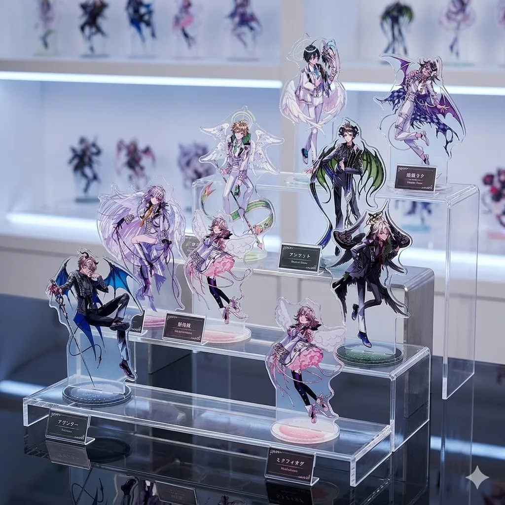 Anime Danganronpa Nagito Kokichi Kyoko Makoto Cute Suitcase 15cm Acrylic Stand Tabletop Display Figurine Keychain Props