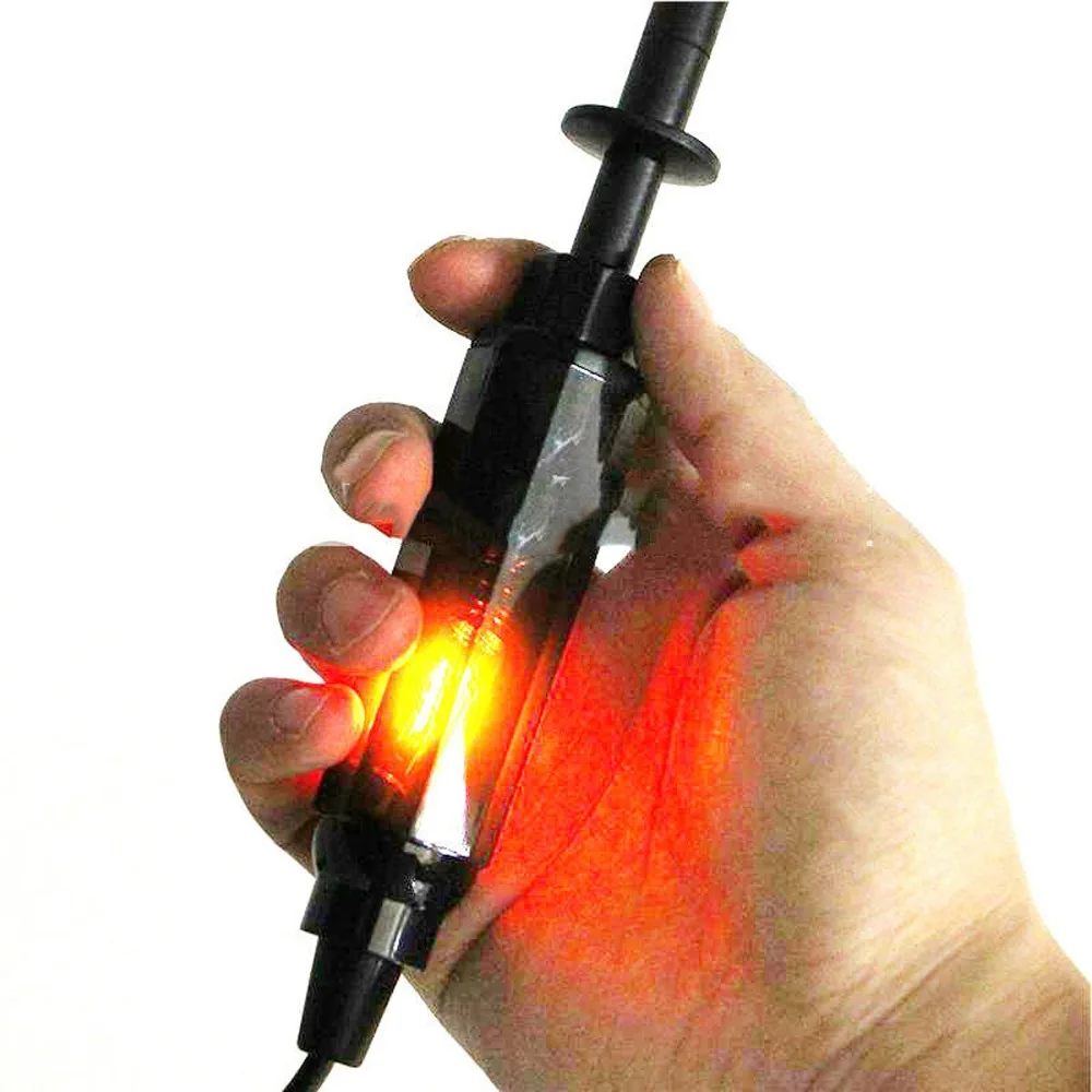DC 6V/12V/24V Circuit Tester Pen Hook Probe Light Indicator Voltage Tester Pencil Universal Battery Testing Tool