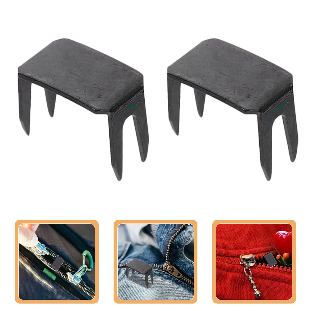 

20Pcs Zipper Stopper Kit Metal Repair Replacement for Bags Jackets Coats Easy Install Fix Zipper Stop