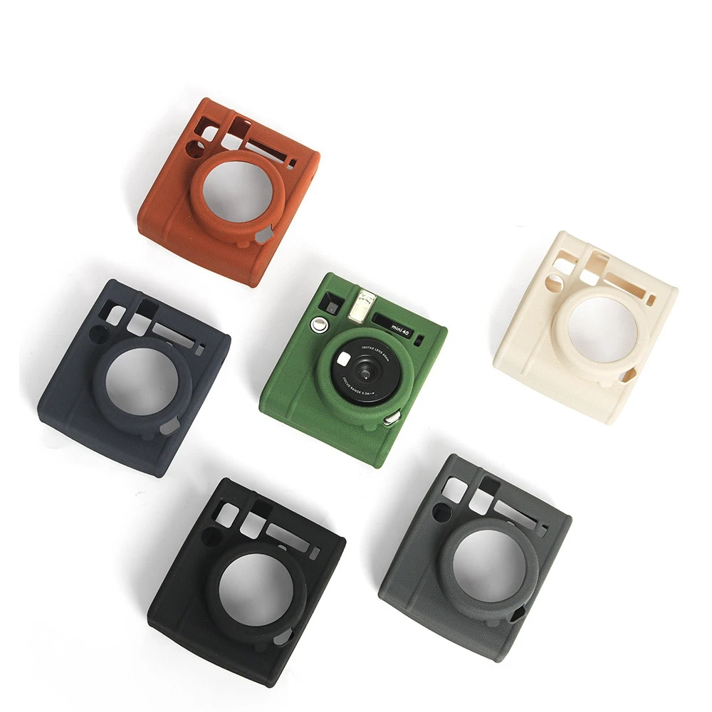 Suitable for Instax mini40 camera protective case, simple solid color, dust-proof and stain resistant