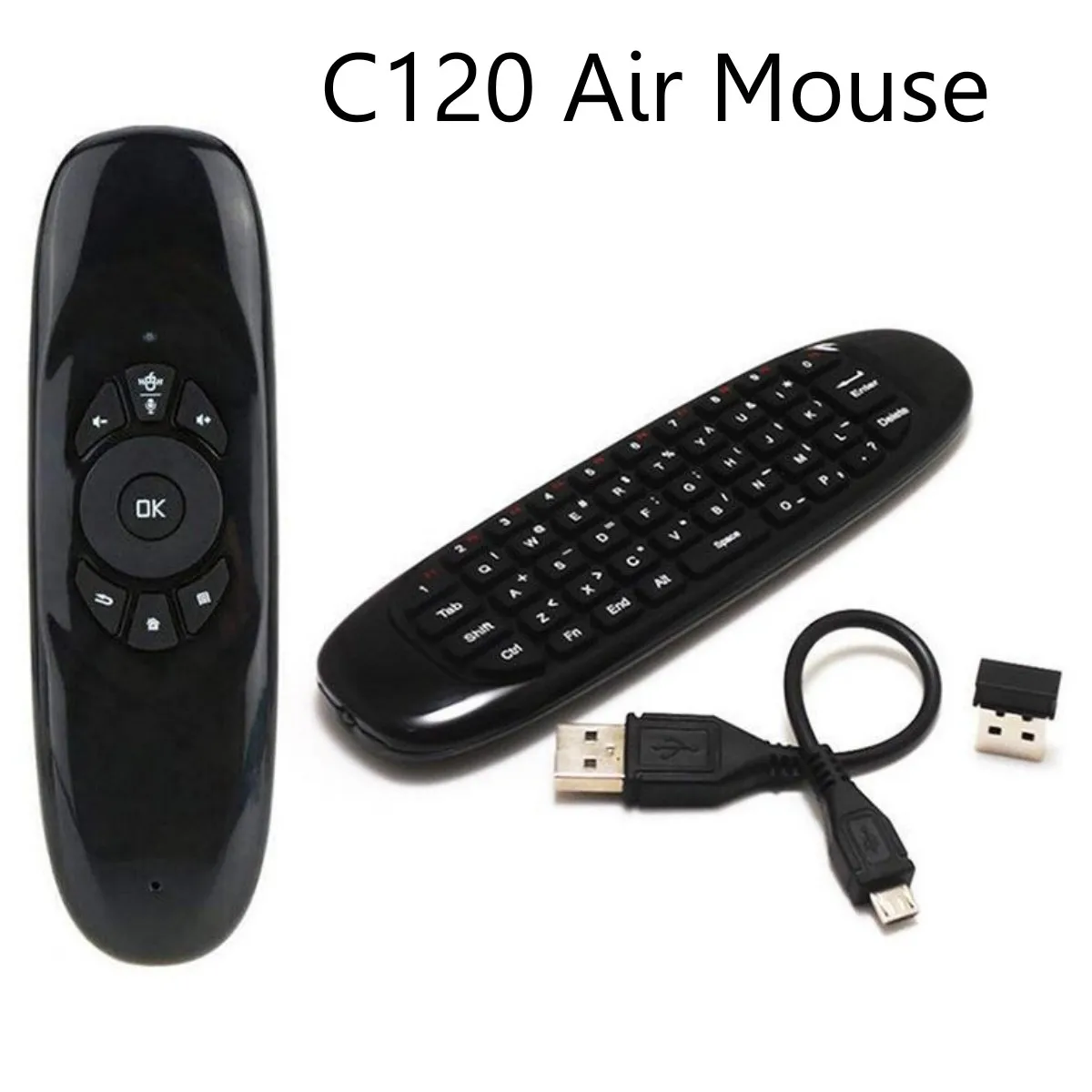 Mini Air Mouse C120 Fly Air Mouse Wireless Keyboard airmouse For Android TV Box/PC/TV Smart TV Portable Mini