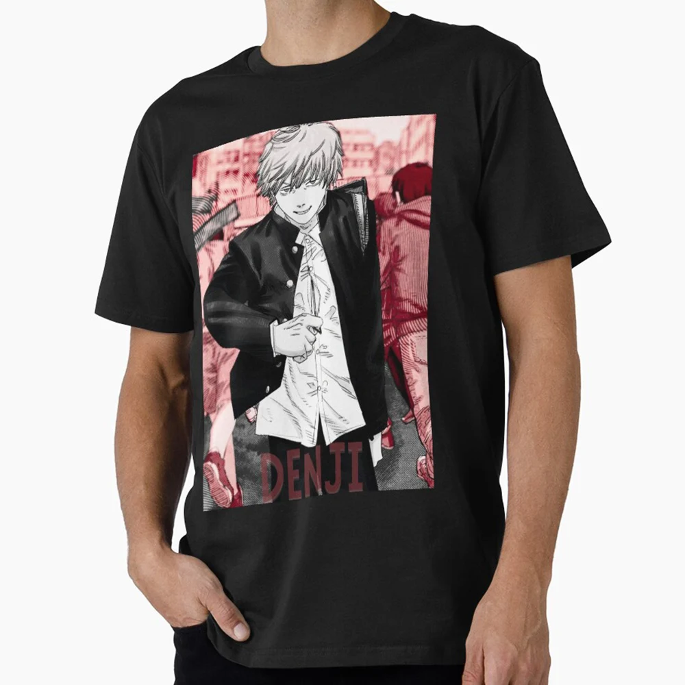 

Denji 0430 Chainsaw Man Manga Gift T shirt for Anime lover Dark Evil Cartoon Graphic tee Short sleeve Y2k Clothes All size Tops
