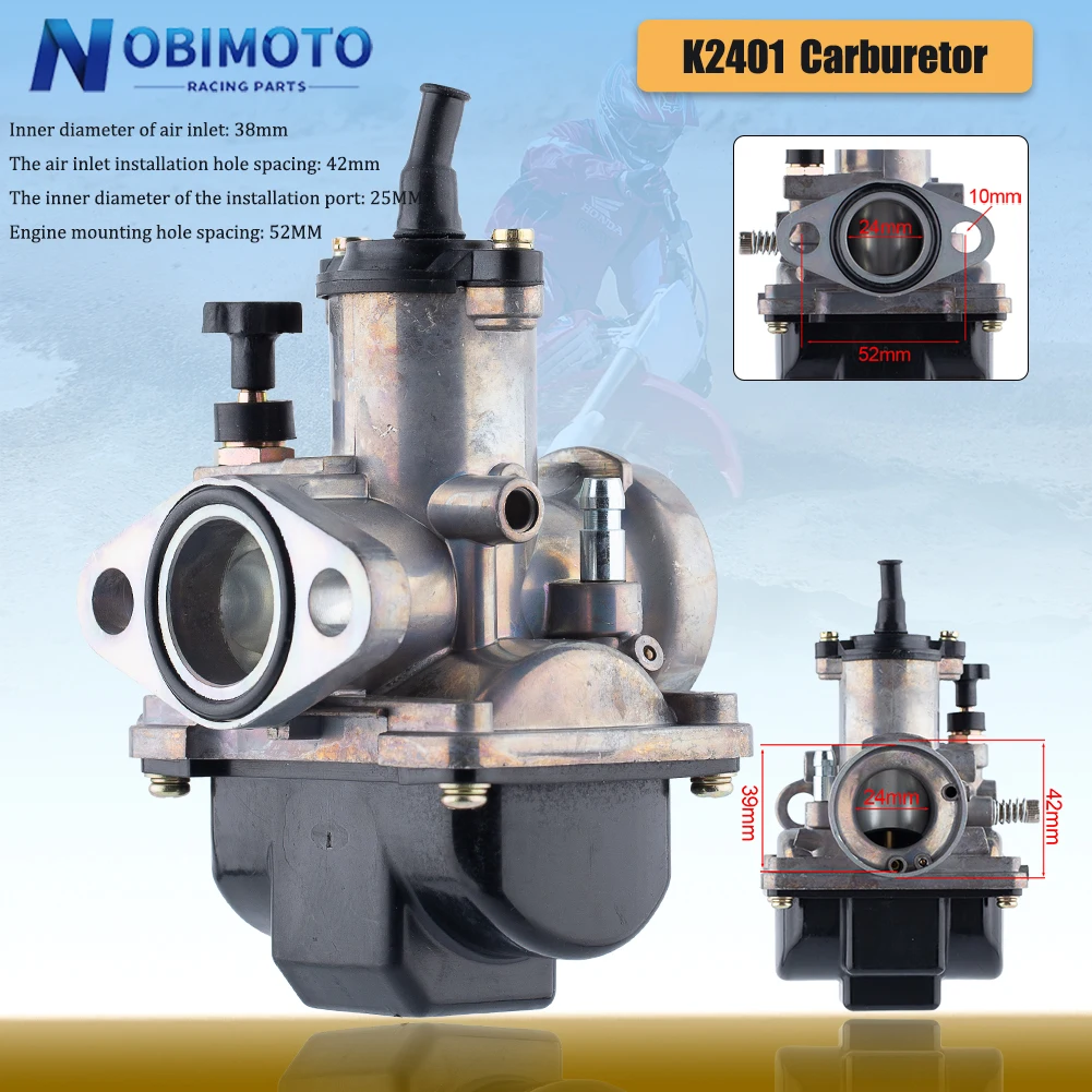 K2401 Carburetor for Minsk 125CC Motorcycle Carb 25mm Replaces K-2401Motocross Accessories Dirt Pit Bike Engine Carburador