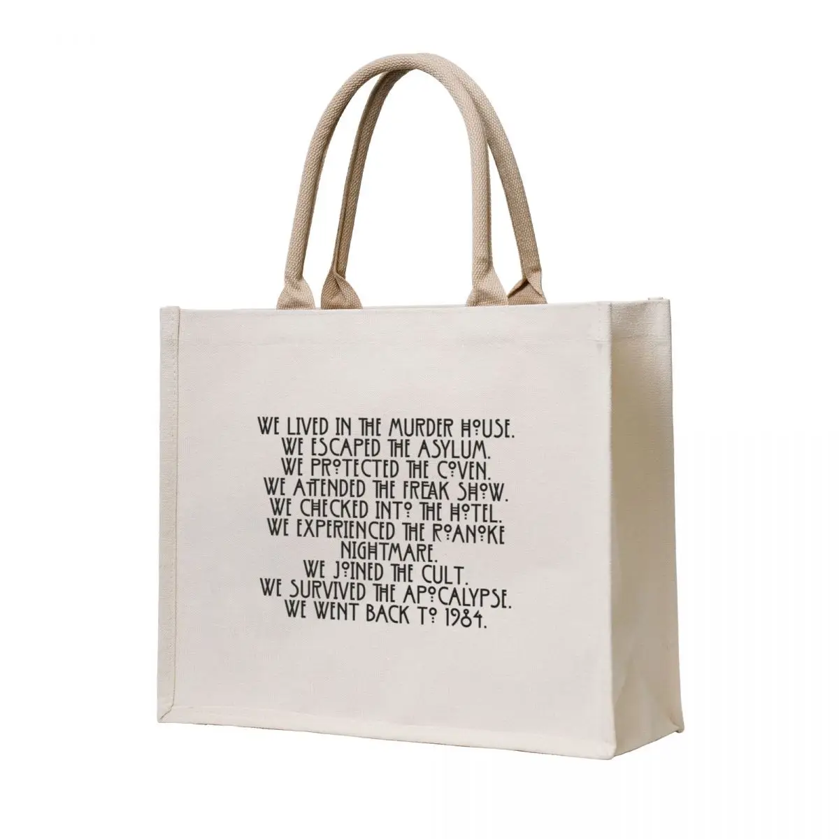 

AHS seasons hoodie Tote Bag large tote bag tote bag woman Lady bags