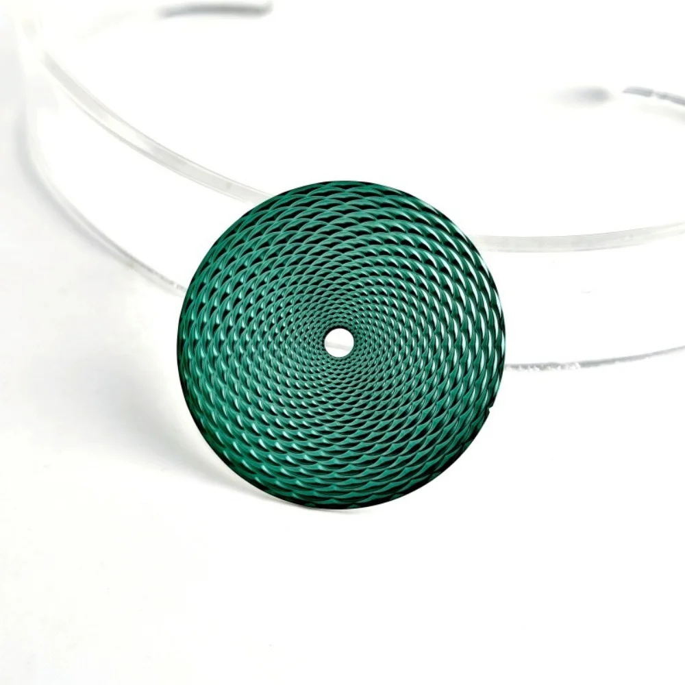 28.5mm Custom Watch Dial for NH35 NH34/4R35 Spiral Pattern Mechanical Dial Watch Modification Parts