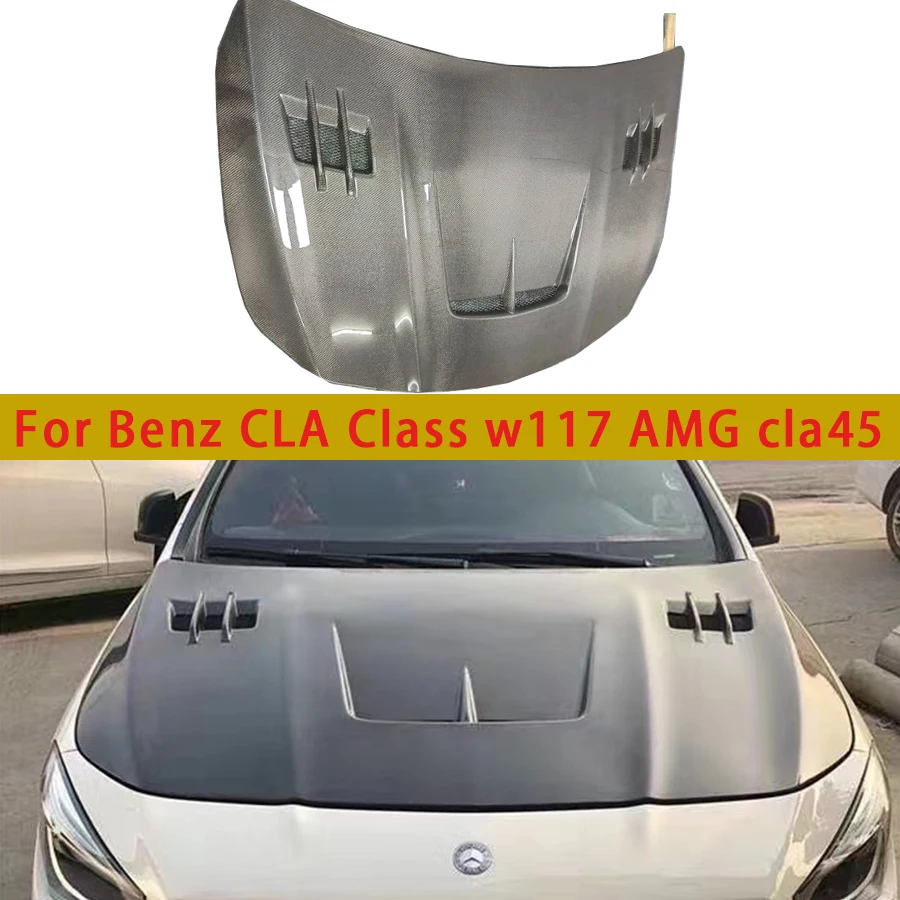 

Крышка капота из углеродного волокна для Mercedes Benz CLA Class Sports W117 CLA260 CLA45