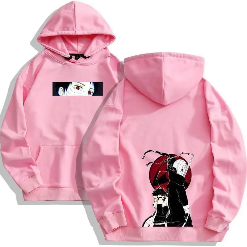 Sudadera con capucha Hokage para hombre, estilo anime Naruto Uchiha con Tsukasa Sasuke de cuarta generación, para otoño e invierno.