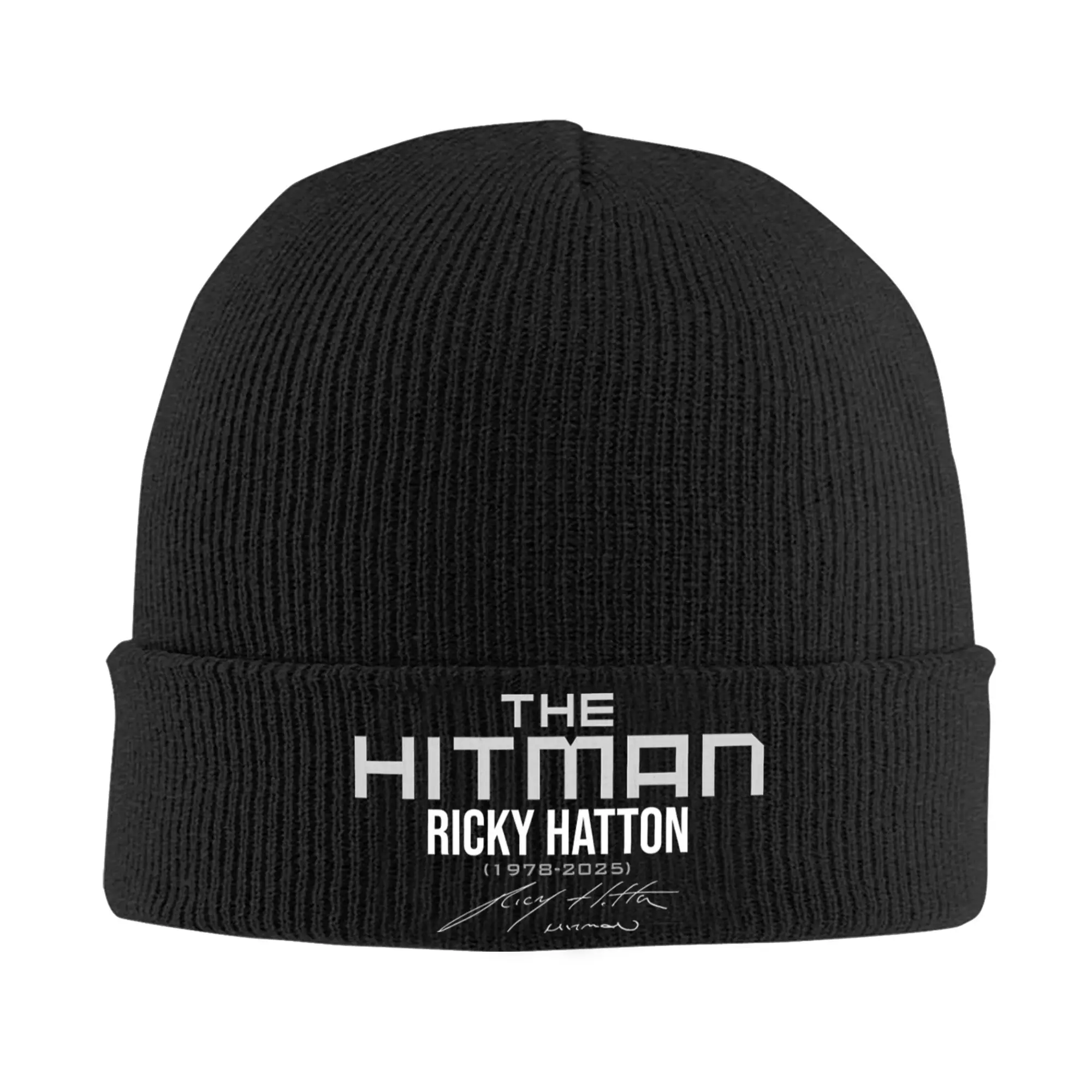 Femmes hommes Bonnet ample Ricky Hatton Merch chaud hiver tricoté casquettes Bonnet chapeaux