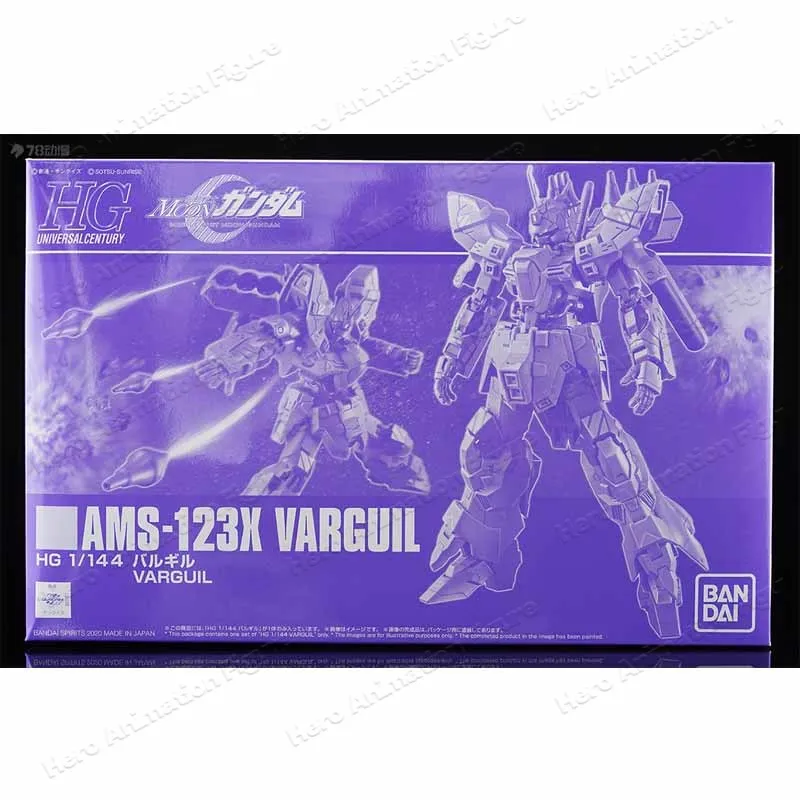 

Bandai Original MODEL KIT HGCU 1/144 VARGUIL Action Figure Assembly Model Toys Gifts For boys Collectible Foam box sends