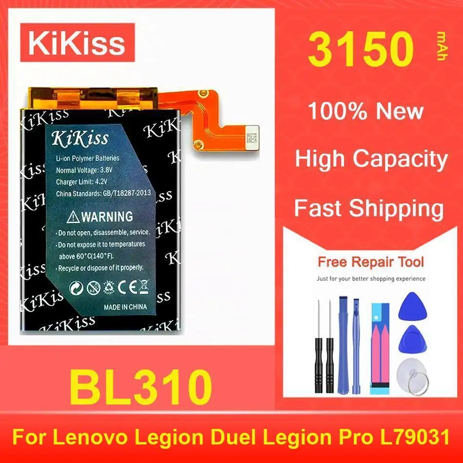 

Аккумулятор Kikiss 3150 мАч BL310 для Lenovo Legion Duel Pro L79031