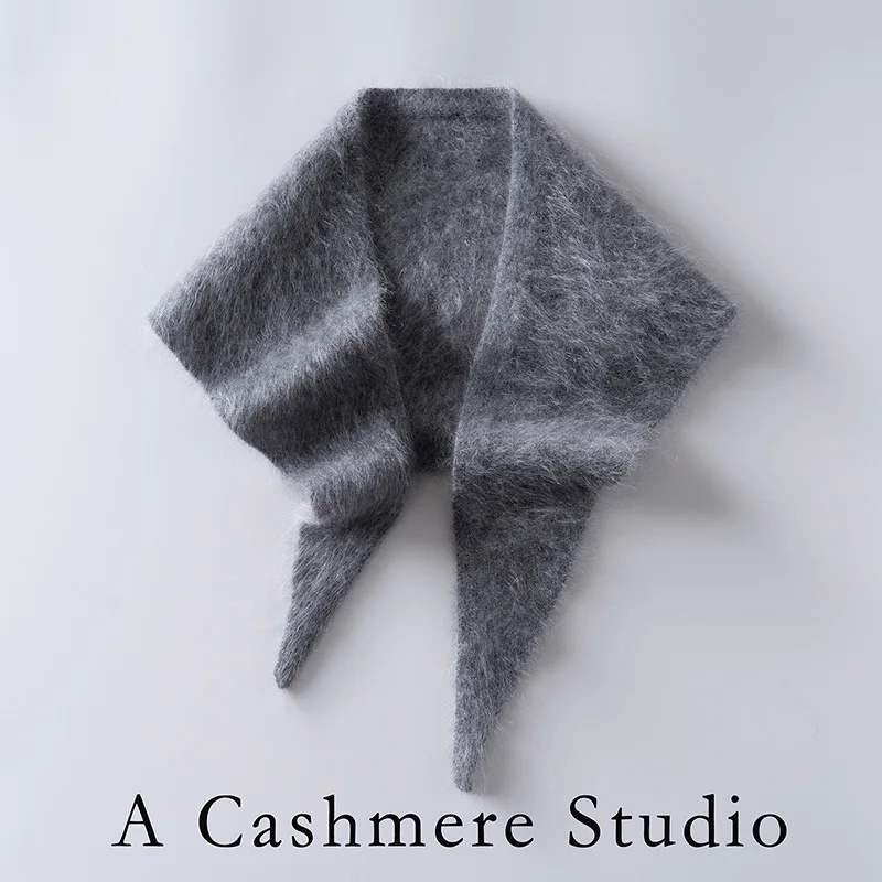 A-Class Cashmere Women's Triangle Scarf Shawl Winter Warm 6 A-Class Cashmere Women's Triangle Scarf Shawl Winter Warm