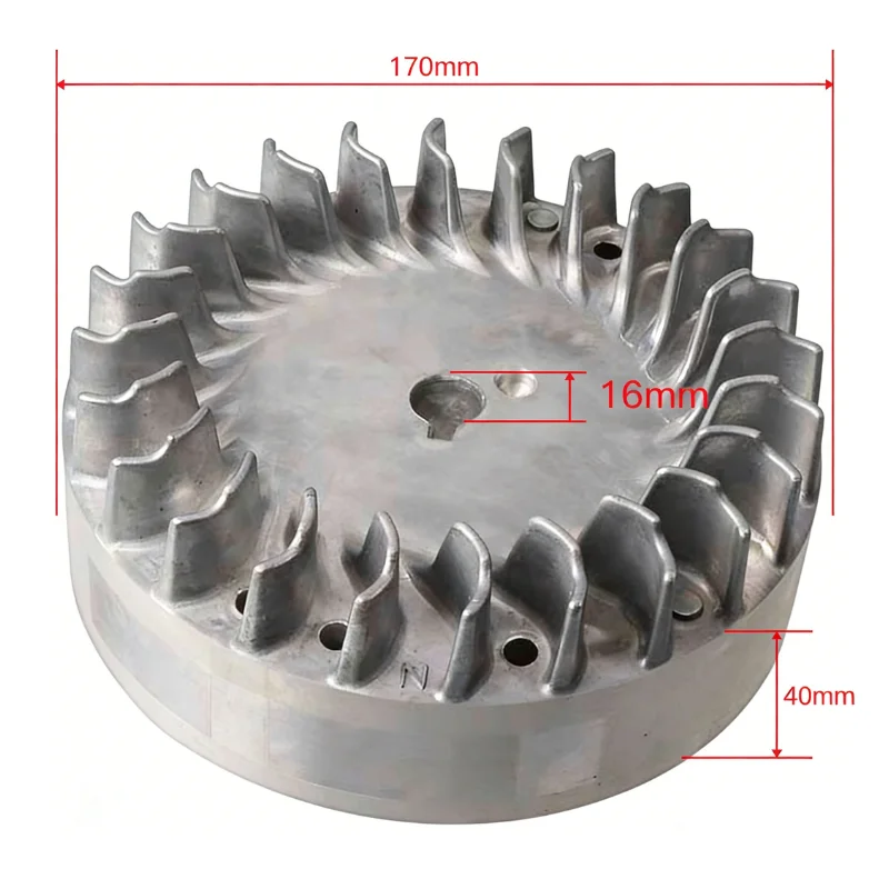 Aluminum Flywheel 69730 69736 with Valve Springs for Non-Hemi Compatible with Predator 212cc GX160 GX200 Lawn Mower Engine Parts