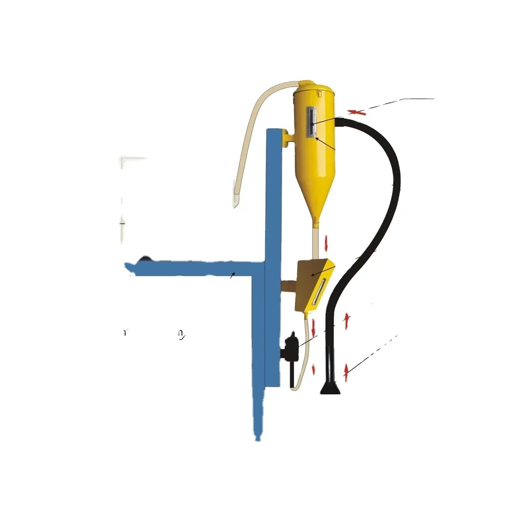 Flux recovery machine   for gantry welding machine