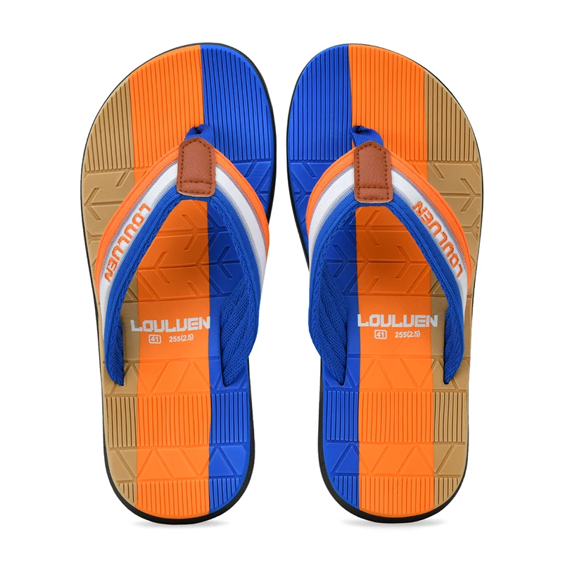 Shoes Slippers Eva Mixed Color Flip Flops PVC Men's Flat Beach Sandals Men Shoes Men's Slippers Factory Flash Sale