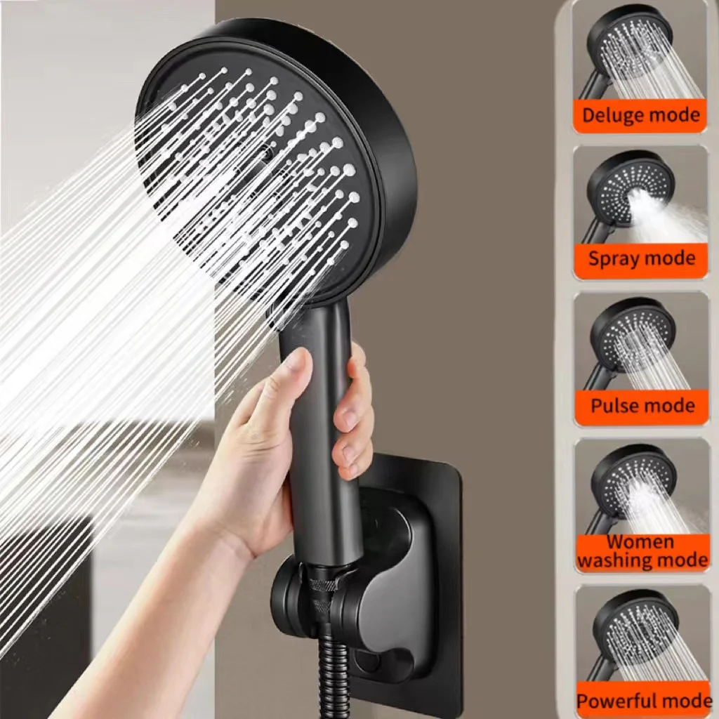 

New Shower Head Adjustable High Pressure Water Saving Shower Head Water Massage Shower Head for Bathroom Accessories