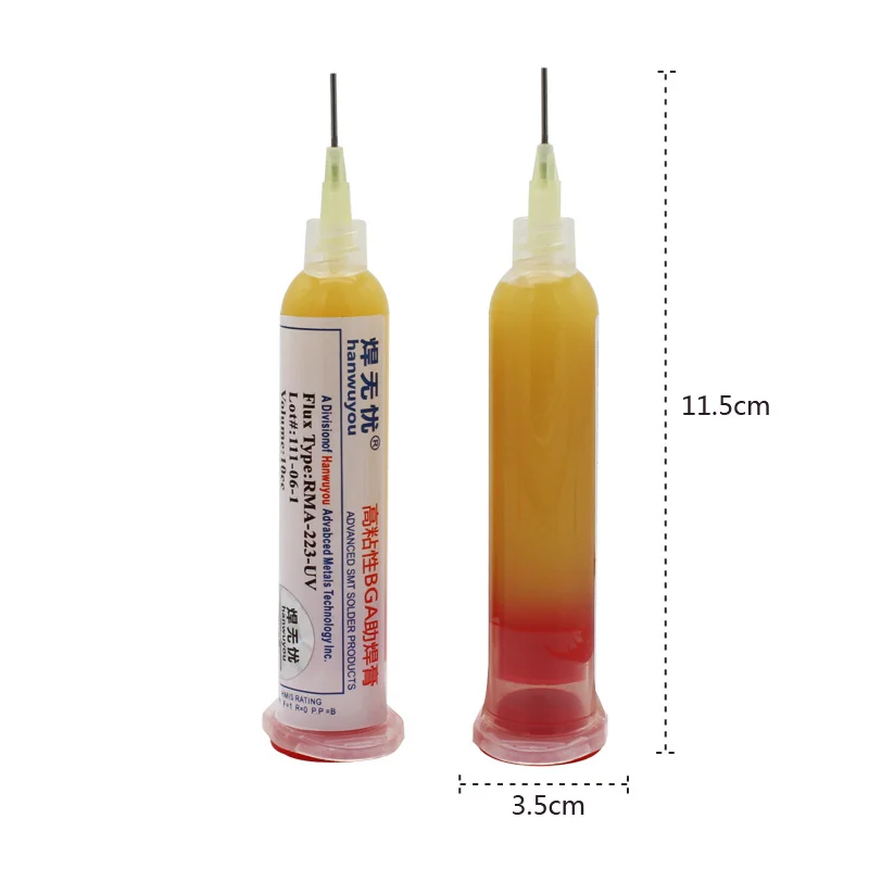 Imagem -03 - Pasta de Solda sem Chumbo com Agulhas Flux Paste Suprimentos de Solda 223 559 10cc Nc559-asm-uv Novo 1pc