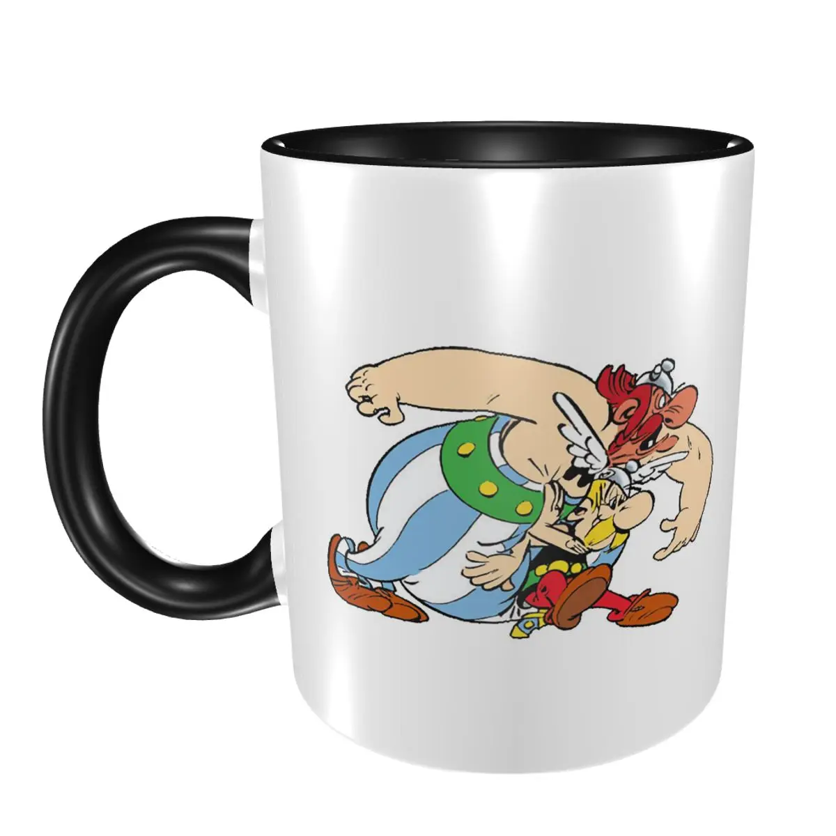 

Fashion Anime Asterix And Obelix Getafix Mug Funny Ceramic Coffee Cups Tea Mugs Milk Cup Drinkware Gifts for Woman Man