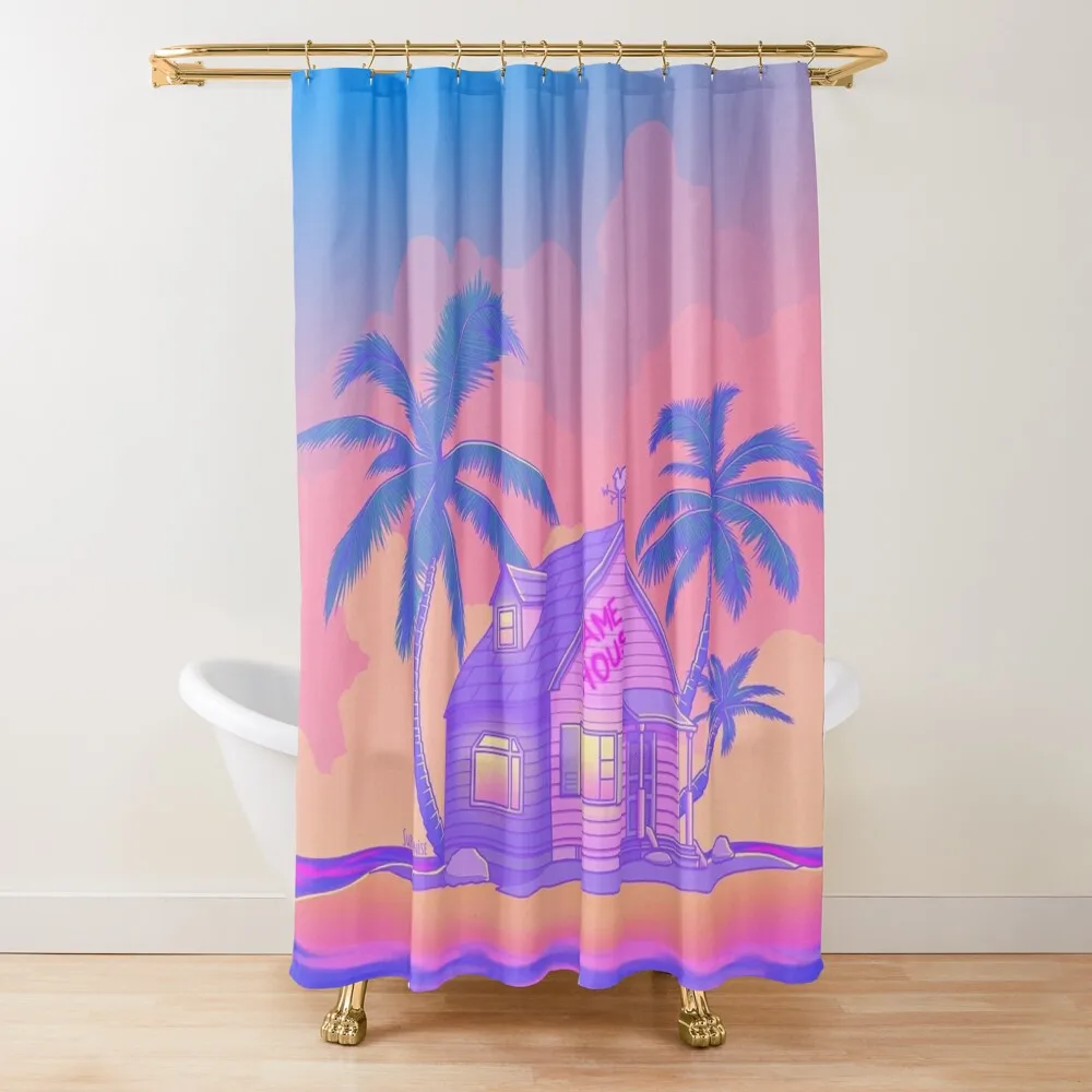 KAME HOUSE Shower Curtain Waterproof Bath And Anti-Mold Shower For Bathrooms Curtain