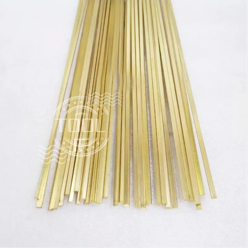 Brass Flat Bars/Plates & Solid Square Rods: Thicknesses 1.2-8.5mm (1.2,1.5,2,2.5,3,4,4.5,5,5.5,6,6.5,7,8,8.5mm), Metal Bars