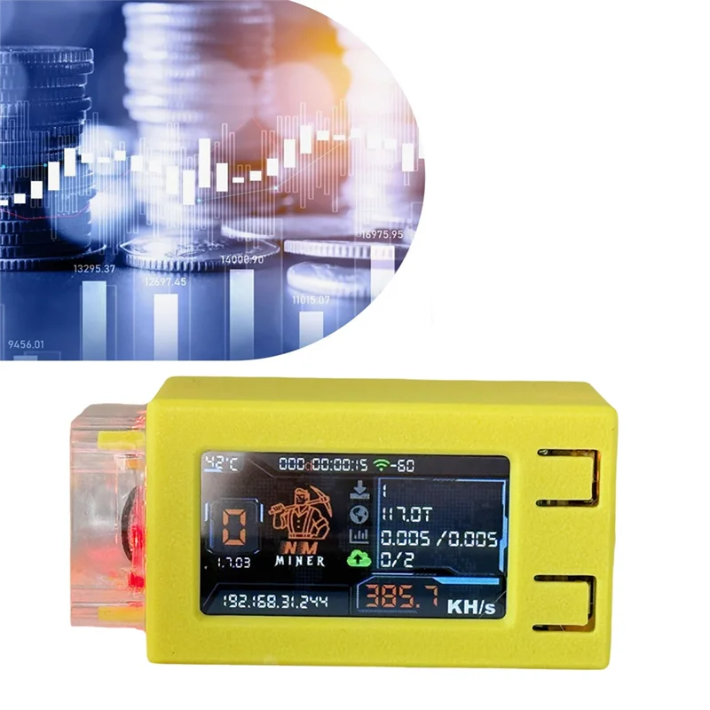 

ABT-Nerdminer V2 Pro Max 390KH/S With RGB Cool Fan Solo Lottery Miner BTC Miner Nerd Miner Bitcoin Crypto Miner Nmminer