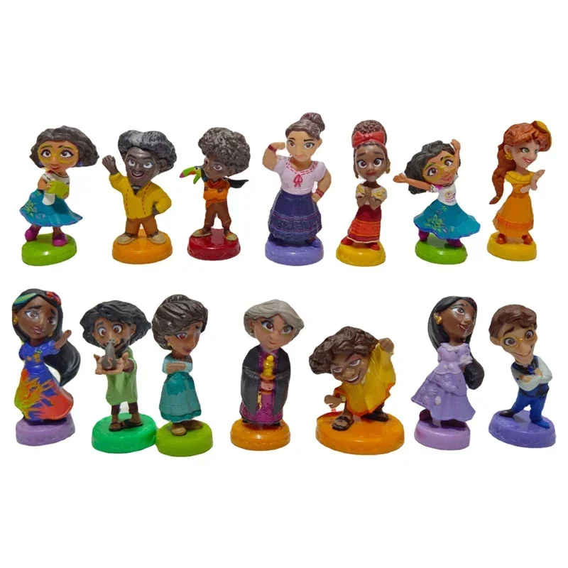 Figura de PVC de dibujos animados para niños y niñas, juguete de colección de música familiar mágica Original, Mirabel, Abuela, Alma Elisabeth