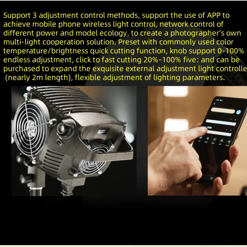 

COB series film light fill light video outdoor studio indoor shooting photography studio continuous output led Photographic Ligh