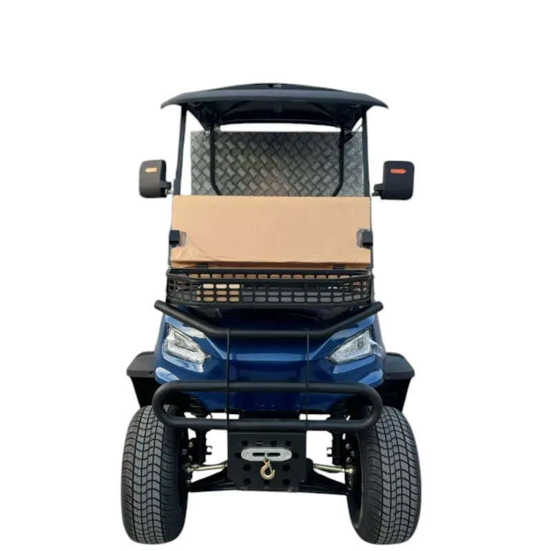 Brand New 72V Lithium Ion Battery AC Motor Practical Storage Box Golf Cart 2 Seater With Storage Box Electric Golf Cart