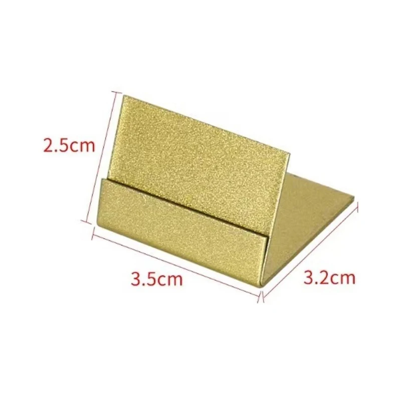 Place Card Holders Copper Table Number Stands Wedding Sign Elegant Message Name L Slant Display Stand
