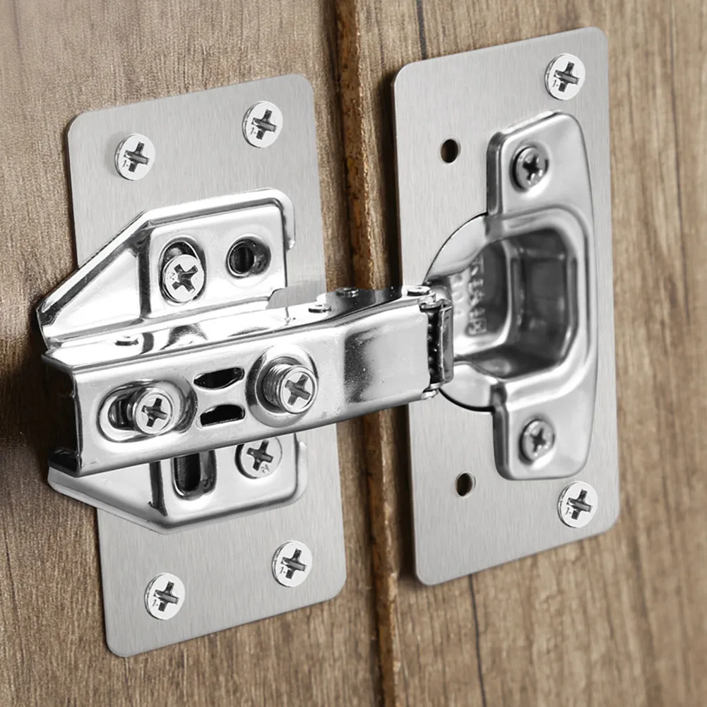 

Абсолютно новый высококачественный инструмент для ремонта петель, сменная боковая пластина из нержавеющей стали с монтажными винтами, 1/4/10 шт.