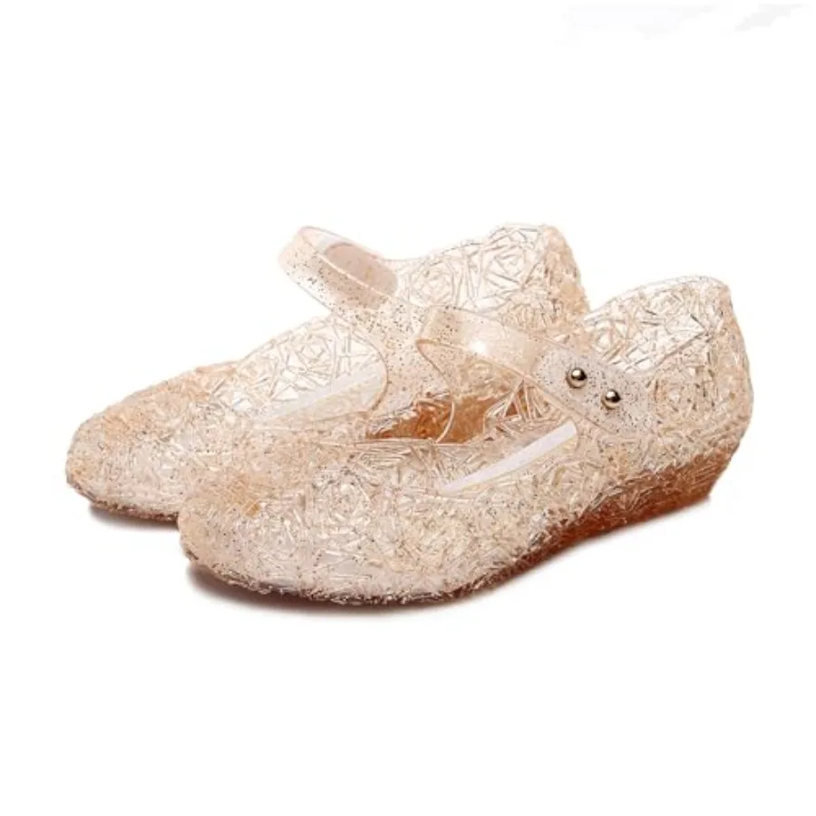 

Flats Mary Jane Dance Party Cosplay Shoes, Snow Queen Princess Sandals for Little GirlsToddler, Birthday, Christmas