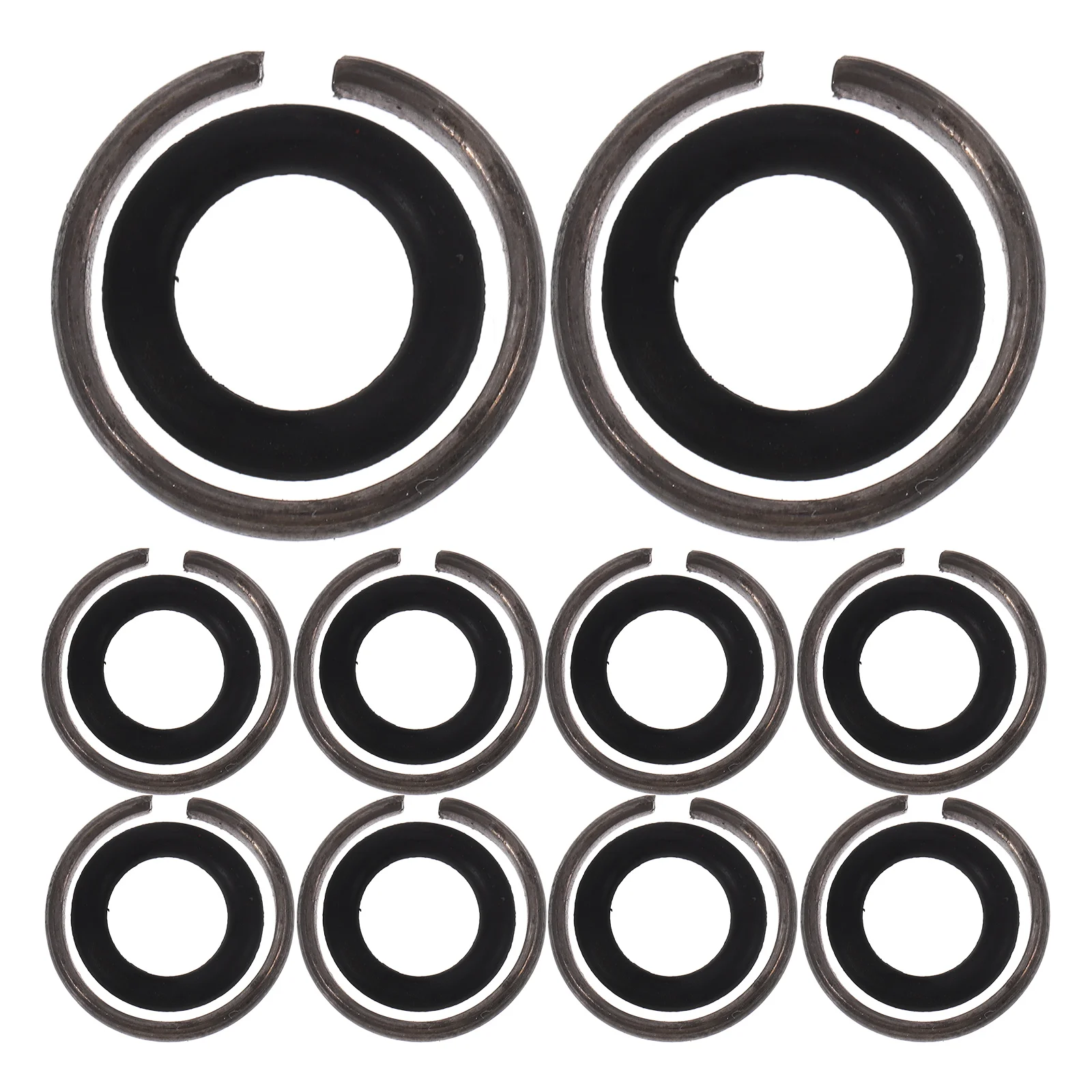 

10 set Electric Wrench Retaining Ring Kit Rubber O-Ring Set Snap Rings Washers Wrench Tool Parts Accessories Square