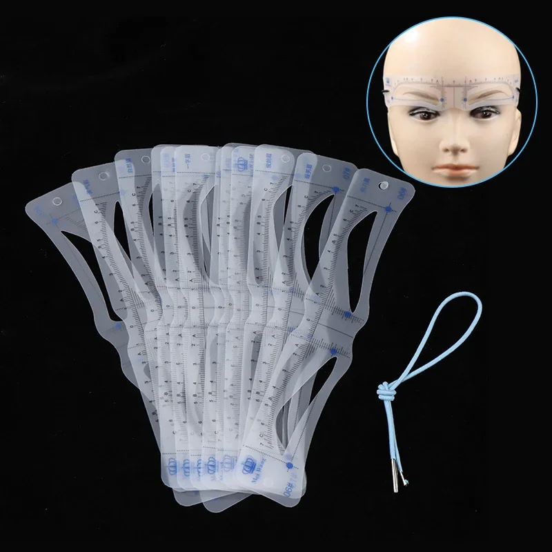 12 pezzi stencil per sopracciglia in silicone trucco sopracciglio guida per disegno modello di carta strumenti per trucco fai da te