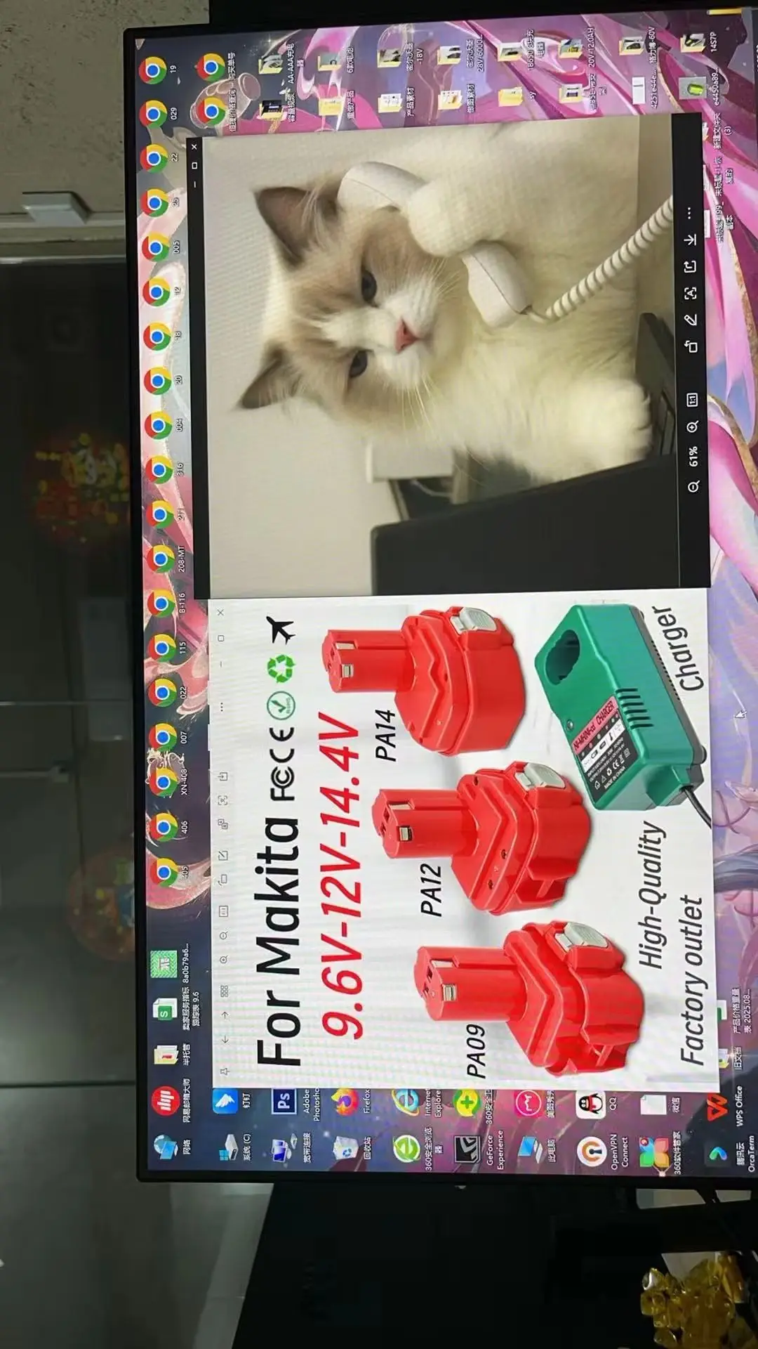 

2025 9,6 В 12 В 14,4 В для Makita NI-MH Сменные аккумуляторы Беспроводная отвертка для аккумулятора Makita PA12 PA14 PA09