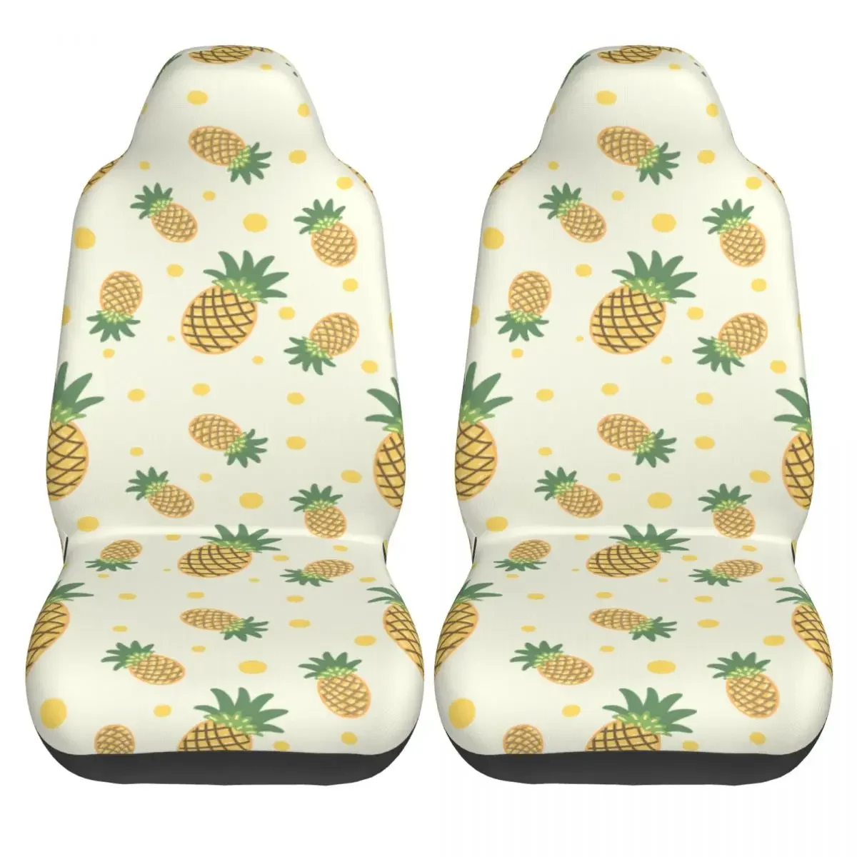 Pineapple Summer Fruits Universal Car Seat Cover Four Seasons Travel Seat Covers Polyester Seat Protector