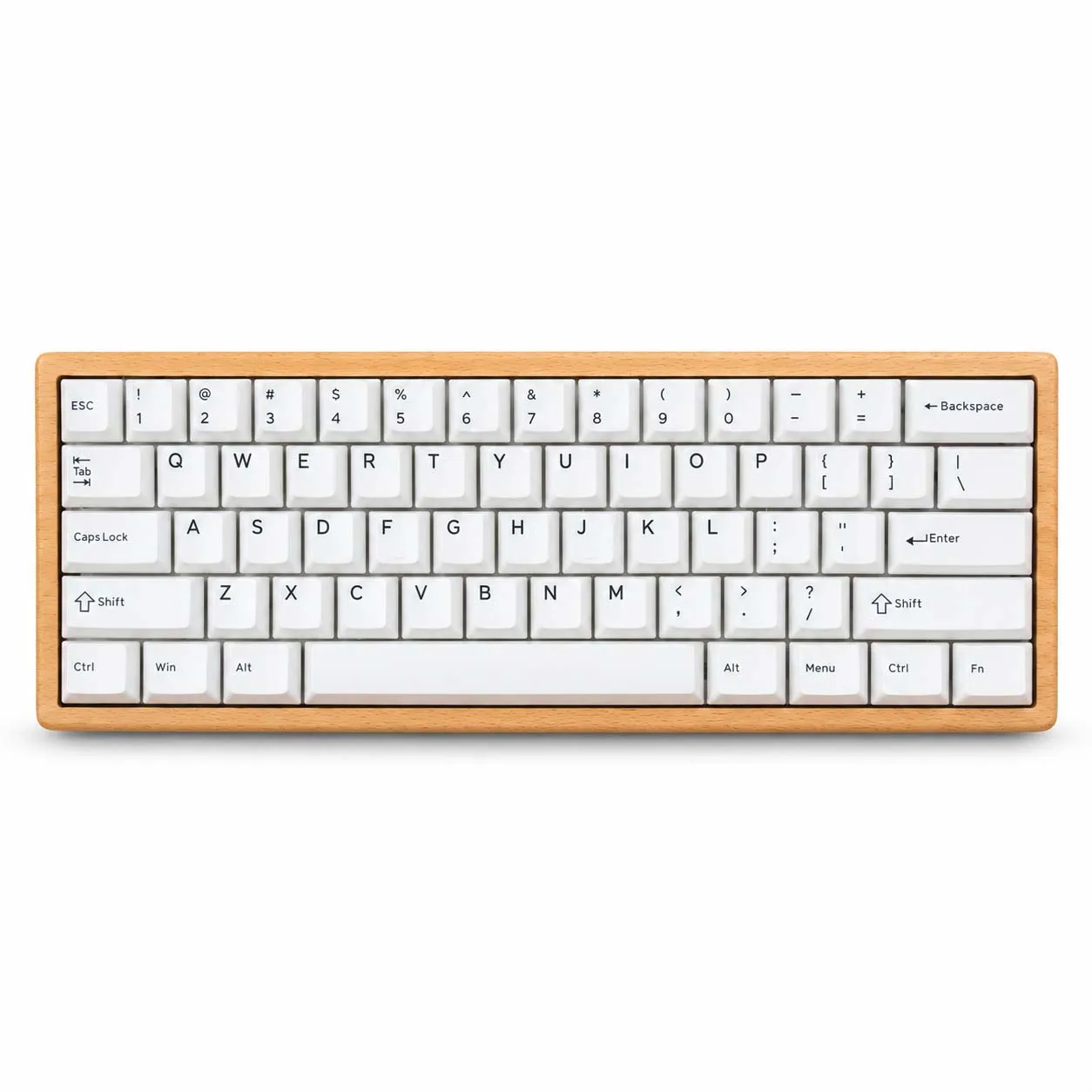SZRKBD Beech 60HE Gaming Keyboard, Magnetic Switches, Rapid Trigger, Adjustable Actuation, 8000Hz, Ergonomic Wrist Rest
