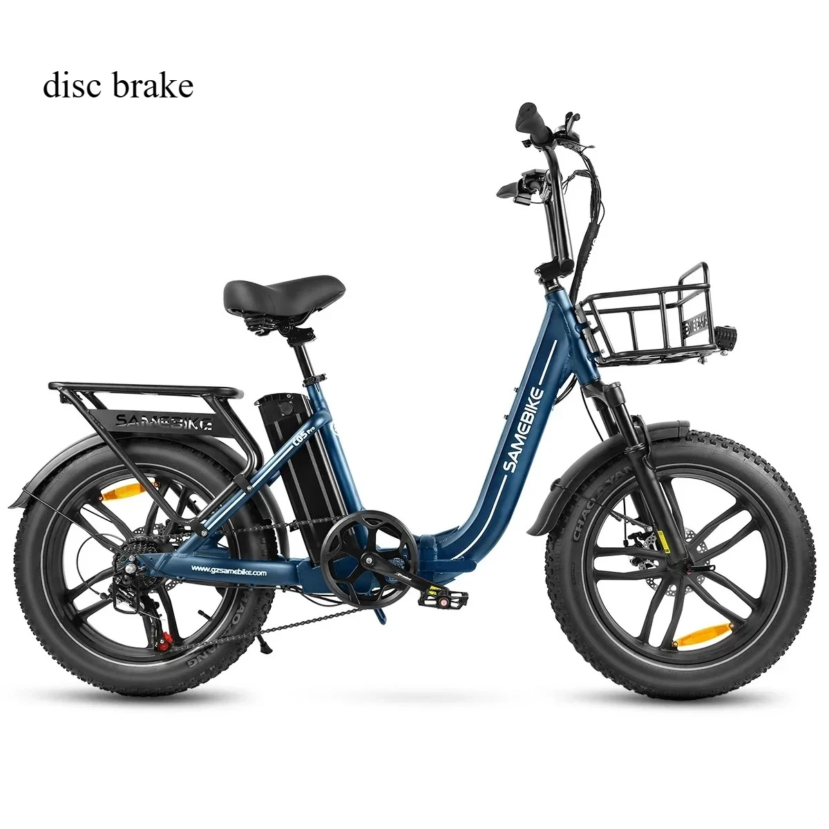 Electric bike Foldable C05 PRO 500W motor 36V13AH battery leisure e-bike city commuting travel 20-inch fat tire electric bicycle image 1