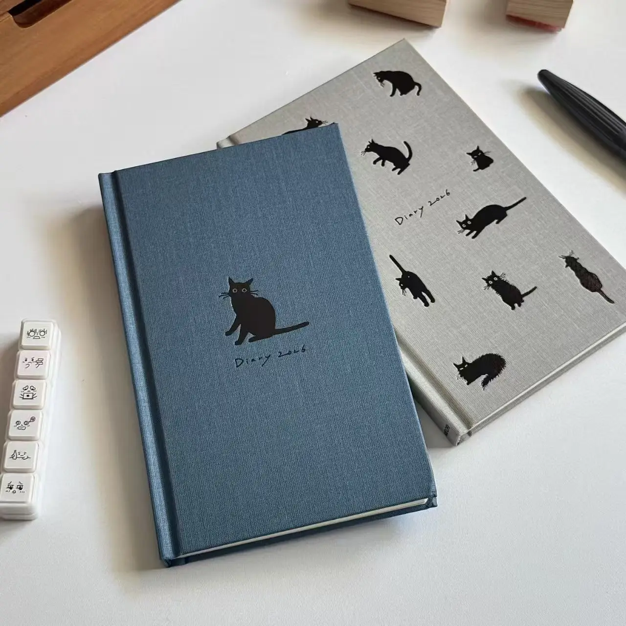 2026 Cute Cat Simple Time Management Weekly Planner Color Page Design Stylet Diary School Specific Notebook