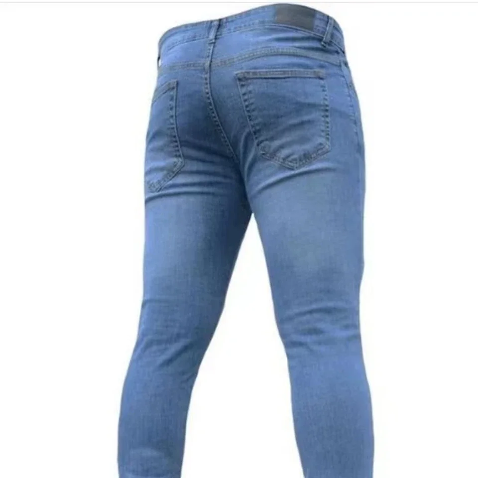 Bay Independent Station Leggings ajustados para hombre, pantalones vaqueros populares en Europa y América