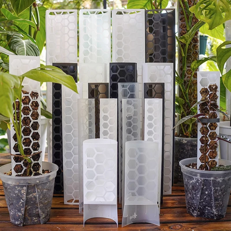 

5Pcs Plant Supports Tutors for Indoor Monstera Climbing Plants Plastc Moss Pole for Bonsai Plant Gardening Accessories