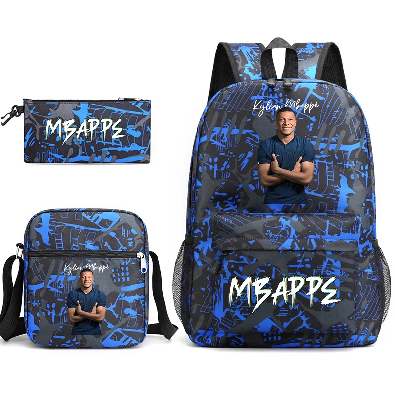 Conjunto de mochila juvenil, bolso escolar para estudiantes, bolso de hombro, estuche para lápices, Juego de 3 piezas